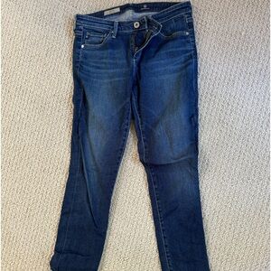AG “The Stilt” Cuffed, Dark Denim - size 28R
